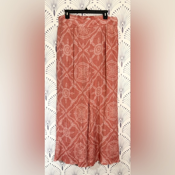 Wonderly Rust Patterned Pants - Picture 2 of 4